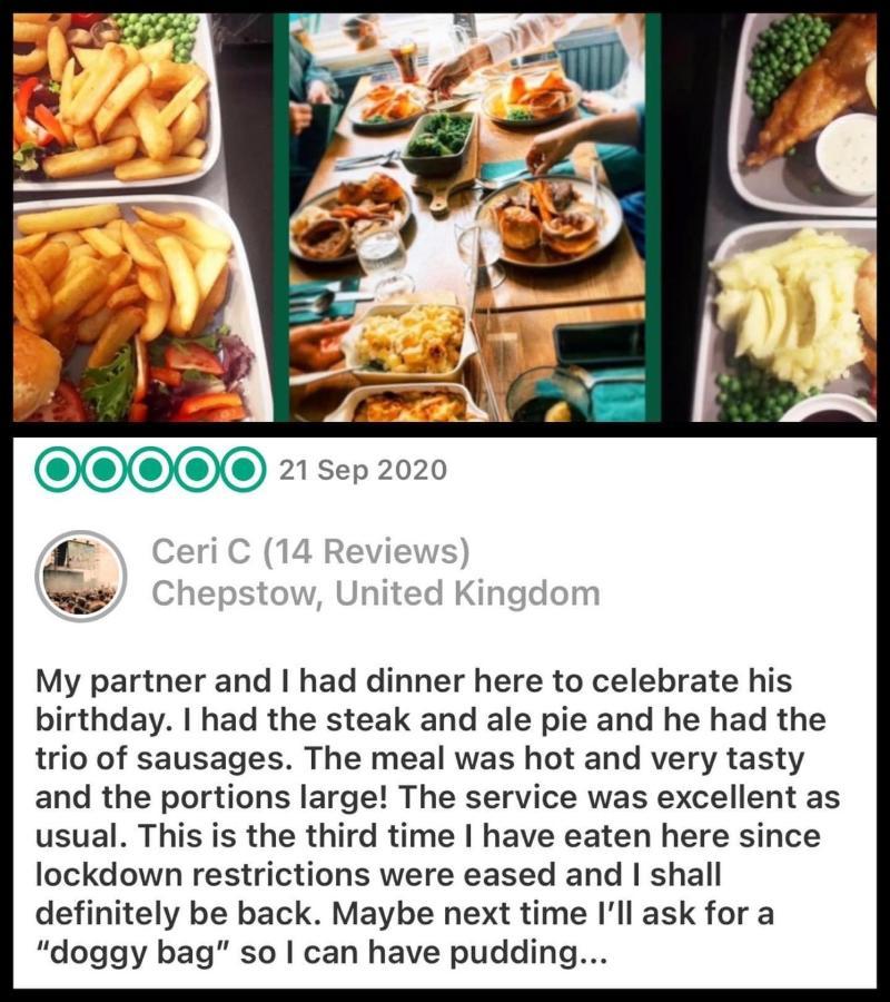 The Coach And Horses Inn Chepstow Exteriör bild